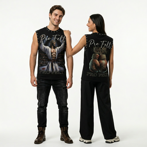 Débardeur Confortable et Respirant à Imprimé Graphique, Coupe Musclée, Idéal pour la Gym, l'Entraînement, le Quotidien et le Streetwear Estival - Product Image 2