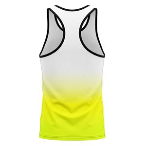 Wholesale Custom Design Sublimated Marathon Tank Top Breathable Quick Dry Spandex/Polyester Men's <b>Running</b> Singlets O-Neck High - Product Image 3