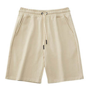 New Arrival Streetwear Custom Design Mens French Terry Drawstring Sweat Shorts Pocket 100% Polyester Mid <b>Board</b> Shorts - Product Image 6