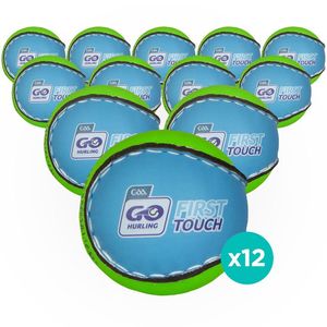 Ballon de Hurling First Touch, vert/bleu, Sliotar, ballons de sport de haute qualité avec logos personnalisés - Product Image 3