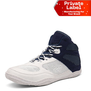 Zapatos de Boxeo Unisex con Cordones para Liga Amateur, Botas de Sparring para Hombre y Mujer, Multiusos, Material de Poliéster para MMA y Lucha Libre - Product Image 1