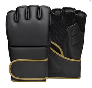 Gants de boxe MMA personnalisés 8OZ avec logo imprimé, en PU, fermeture auto-agrippante, unisexe, pour entraînement et sparring sur sac de frappe lourd - Product Image 3