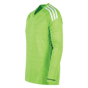 New 100% Polyester Goalkeeper Top Jersey for Men Yellow with Long Sleeves Training Football <b>Soccer</b> Jersey Automated Cutting - Product Image 5