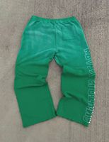 Ensemble sweat-shirt à capuche vert pour femme, streetwear 2 pièces, manches longues, en coton tricoté uni avec strass, coupe ample, printemps