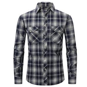 Chemise en flanelle de moto respirante à manches longues en coton sur mesure de haute qualité OEM/ODM Vêtements de protection pour motards unisexe - Product Image 5