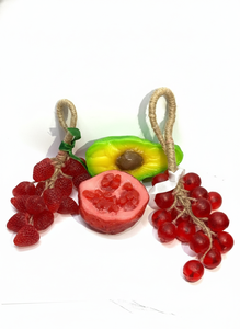 Jabón Seco Blanqueador en Forma de Granada |   Barra Limpiadora Herbal Orgánica con Aroma Frutal |   Forma Personalizada OEM ODM Etiqueta Privada Suministro al por Mayor - Product Image 5