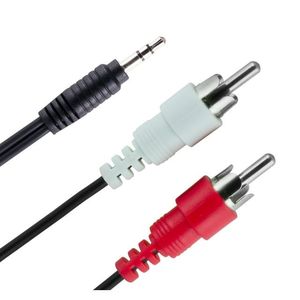 Onn สายสัญญาณเสียงอะแดปเตอร์4ฟุต, สายสัญญาณเสียงอะแดปเตอร์แปลงสัญญาณ RCA และสายวิดีโอขนาด3.5มม. - Product Image 4