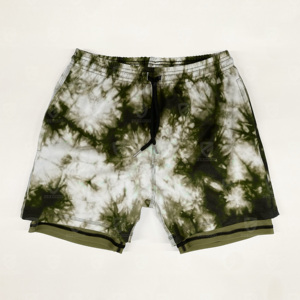 Custom LOGO Men 2 in 1 Tennis Basketball Shorts Lightweight Quick Dry Casual Mesh Active Drawstring Double <b>Layer</b> Shorts - Product Image 1