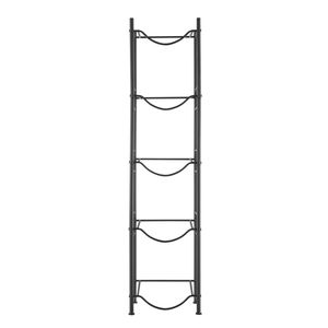 Portabottiglie d'acqua a 5 livelli per impieghi gravosi, a fila singola, per bottiglie da 5 galloni, scaffale in metallo per garage con 5 bottiglie - Product Image 5