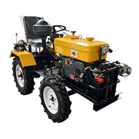 Tracteur à quatre roues autoporté, machine de creusement de fossés, de labourage et de transport pour vergers et serres