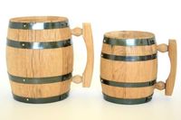 Tasse en bois rustique