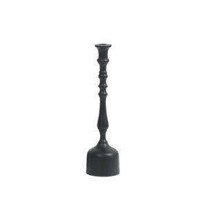 Support de bougie en aluminium moulé noir mat, vente en gros, pour la décoration intérieure, qualité supérieure, fait main, personnalisable - Product Image 1
