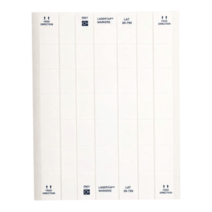 Étiquettes autocollantes en tissu nylon durable Brady LaserTab pour impression laser et identification industrielle - Product Image 1