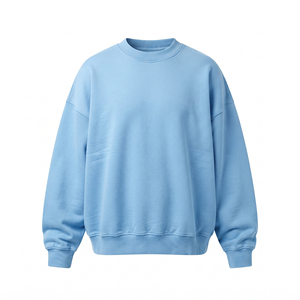 Men's Crew Neck Pullover <b>Sweat</b> Shirts Casual 100% Polyester Fleece Baggy Loose Fit 340GSM Winter Street Wear <b>Sweat</b> Shirts Men - Product Image 1