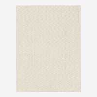 Tapis tressé en boucles de laine épaisse fait main – Tapis rectangulaire écologique de style farmhouse, taille personnalisée