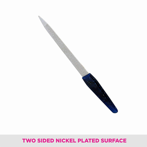 Wholesale Fancy Handle Nail <b>File</b> Stainless Steel Nail <b>File</b> Fingernail Double Side Nail <b>File</b> For Beauty With Customize Packing - Product Image 5
