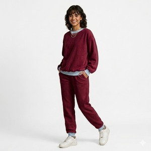 Women Mockneck Sweatshirt Oversized <b>Winter</b> Fleece Pullover <b>Top</b> OEM ODM Custom Logo Streetwear Fashion Supplier Bulk - Product Image 1