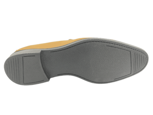 Mocassins en daim pour hommes, bout rond, avec boucle décorative, couleur unie, respirants, pour toutes les saisons, chaussures décontractées - Product Image 4