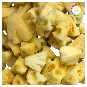 Morceaux d'ananas surgelés IQF, cubes de fruits tropicaux jaunes sucrés pour smoothies, jus, desserts, ingrédients pour boissons - Product Image 3