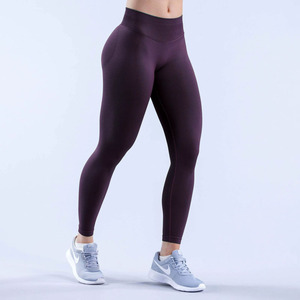Good Quality Four Way Stretch Seamless Sport Yoga <b>Leggings</b> High Waist Full Length 140g Woman Gym <b>Leggings</b> - Product Image 2