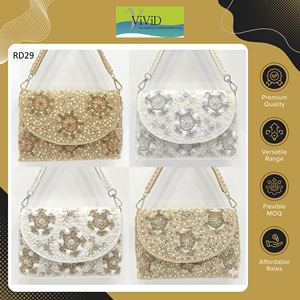 Bolsos de Mano de Diseño Ligeros y de Alta Calidad para Mujer, con Cierre de Solapa y Correa para la Muñeca, Ideales para Bodas y Fiestas - Fabricante de Origen India - Product Image 2