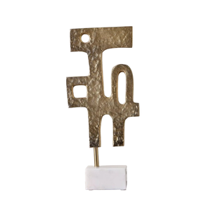 Aluminium & Wood Reindeer with Rectangle Base Dead <b>Matt</b> Black Powder Coaded Tabletop Home Decor Desktop Sculpture - Product Image 4