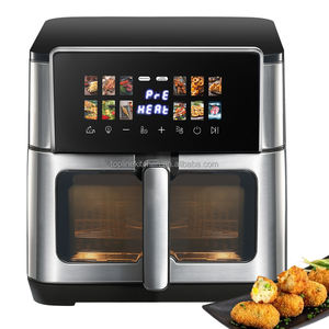 <span class=keywords><strong>AirFryer</strong></span> 10L con finestra in vetro grande <span class=keywords><strong>friggitrice</strong></span> ad aria Touch Screen Non tossica all'interno della lamiera <span class=keywords><strong>XXL</strong></span> formato air Frayer - Product Image 1