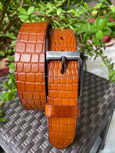 เข็มขัดหนังสไตล์ตะวันตก Unisex เข็มขัดหนังแท้คุณภาพสูงโลโก้ที่กำหนดเองบนเข็มขัดเข็มขัดตะวันตก - Product Image 2