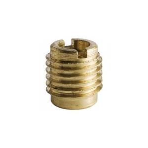 Brass Unheaded Screw-in Insert for Plastic and Metal Assembly Durable Industrial <b>Fastening</b> Component - Product Image 2