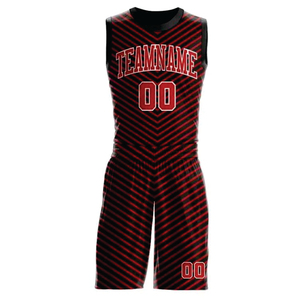 Tenues de basketball personnalisées réversibles et respirantes sans manches pour hommes et femmes, ensembles de maillots imprimés par sublimation pour l'entraînement sportif - Product Image 6