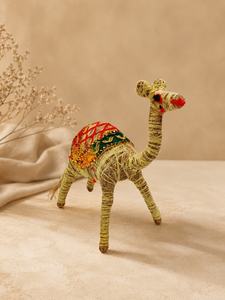 Artisanat d'oiseaux en paille fait main du marché SSD |   Décoration d'intérieur traditionnelle écologique d'Orissa pour présentation sur table - Product Image 2