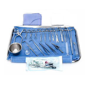 Nouvel ensemble de chirurgie plastique, instruments chirurgicaux manuels de haute qualité, 18 pièces en acier inoxydable, approuvé CE ISO, GUJJAR SURGICAL - Product Image 1