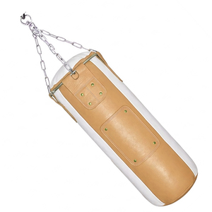 Sacs de frappe en cuir véritable de haute qualité, résistants, pour la boxe, avec emballage personnalisé, vente en gros - Product Image 5