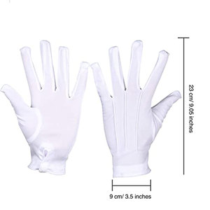 Guantes Masónicos de Alta Calidad 100% Algodón, Guantes Deportivos de Esquí con Logotipo Masónico Bordado Personalizado, MOQ 50 Pares - Product Image 4
