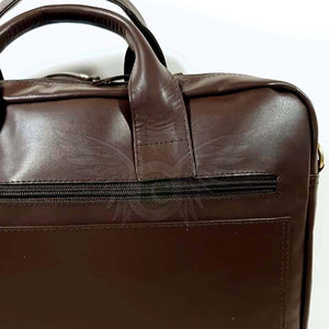 Frequent Travel Needs Genuine Leather Casual Laptop <b>Bag</b> Offering Easy Access Storage for Devices and <b>Documents</b> - Product Image 2