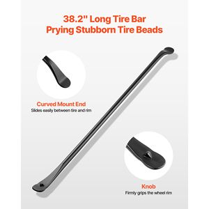 2 Barras de Acero de Aleación de Alta Resistencia de 38.2 Pulgadas para Montaje y Desmontaje Profesional de Neumáticos de Camión - Product Image 3