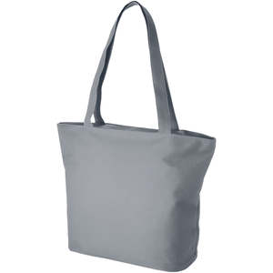 Sac fourre-tout zippé en toile robuste 20L avec bretelles et soufflet, personnalisable avec logo, vente en gros, promotionnel, pour le shopping, cadeau d'entreprise - Product Image 3
