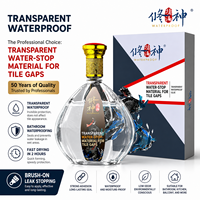 Peinture ignifuge, résistante aux alcalis et imperméable Xiu Shen pour salle de bain et balcon, film durcissant rigide, colle transparente pour joint de carrelage