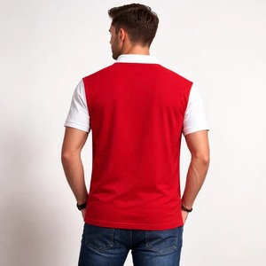 Polos de hombre 100% algodón transpirables, polo informal con cierre de cremallera y cuello alto, polos de golf personalizados para hombre, informales y de negocios. - Product Image 4