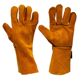 Gants de soudage thermiques résistants à la chaleur Saleh Enterprises, respirants, pour l'extérieur, en cuir robuste, compatibles écran tactile, ignifuges, de sécurité pour le travail - Product Image 1