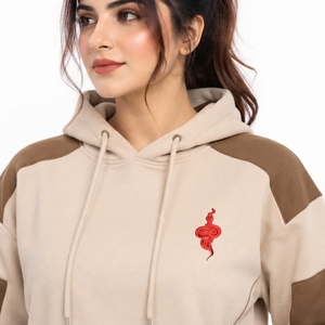 Soft <b>Brushed</b> Fleece Women Hoodie for Winter Casual Wear Warm Comfortable Fabric <b>Outdoor</b> Activities Travel Fashion Pullover Style - Product Image 5