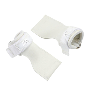 Hot Selling Unisex Cowhide Brown <b>Hand</b> Gripper Strength Training Lifting Grips Palm Guard Fitness Safety <b>Weight</b> Lifting <b>Hand</b> OEM - Product Image 6