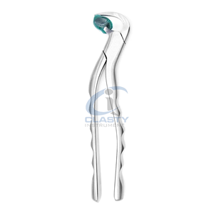 Ensemble de forceps d'extraction dentaire en acier inoxydable, instruments chirurgicaux manuels de classe I CE, poignée moletée, 4 positions de mâchoires - Product Image 3