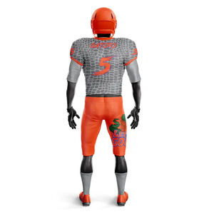 Uniforme de football américain de compétition pour ligue scolaire, impression par sublimation personnalisée, short respirant à séchage rapide, unisexe adulte - Product Image 2