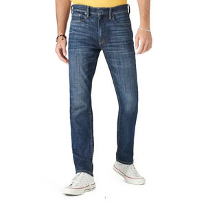 Pantalones Vaqueros de Moda, Venta al por Mayor, Logotipo Personalizado, Corte Ajustado, Vaqueros Desgastados para Hombre, Vaqueros Ajustados de Mezclilla para Hombre - Product Image 2