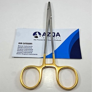 Portaagujas Baumgartner con Mango Dorado TC (Acero Inoxidable con Certificación CE) para una Sutura Segura, Herramienta de Sutura Quirúrgica Confiable - Product Image 5