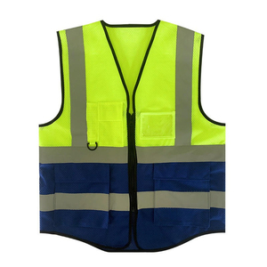 Industrial Safety <b>Vest</b> High Visibility Reflective Workwear <b>Vest</b> Adjustable <b>Utility</b> <b>Vest</b> Security Staff Protective Uniform - Product Image 5