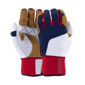 ถุงมือตีเบสบอลซอฟต์บอลสำหรับมืออาชีพ น้ำหนักเบา ระบายอากาศได้ดี ใช้ได้ทั้งมือซ้ายและขวา ออกแบบโลโก้ได้ตามต้องการ ของแท้ - Product Image 1