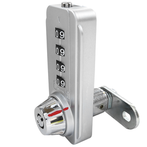 4-Digit Keyless Cam Lock for Gym <b>Lockers</b>, School <b>Cabinets</b> and Staff Wardrobes - Product Image 1