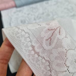 Encaje Elástico Floral de 20cm, Encaje Elástico Ancho de Nailon y Spandex para Lencería, Malla Suave Decorativa - Product Image 5